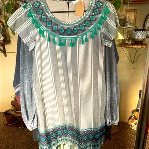 THML Adorable Tribal Style Dress